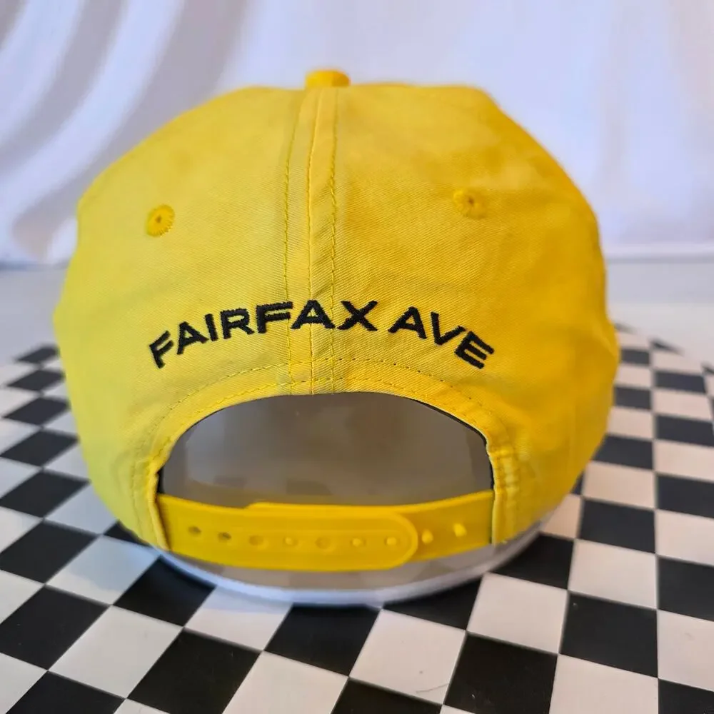 Genghis Cohen Fairfax Ave Yellow Strapback Hat Los Angeles Restaurant Promo